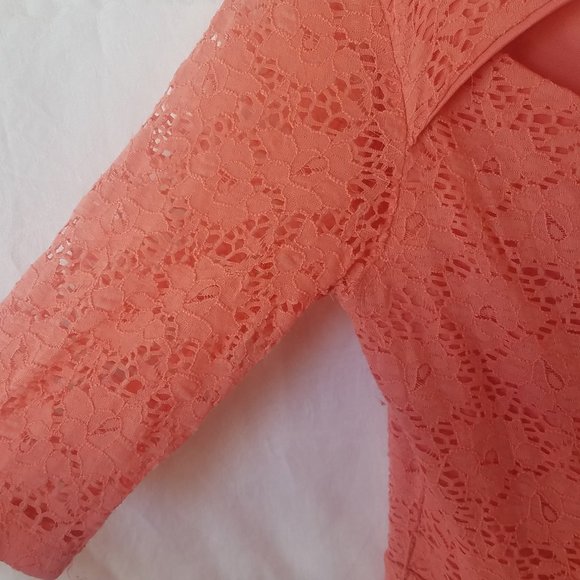 Women's Coral Summer Dress (Size M) - Picture 5 of 6